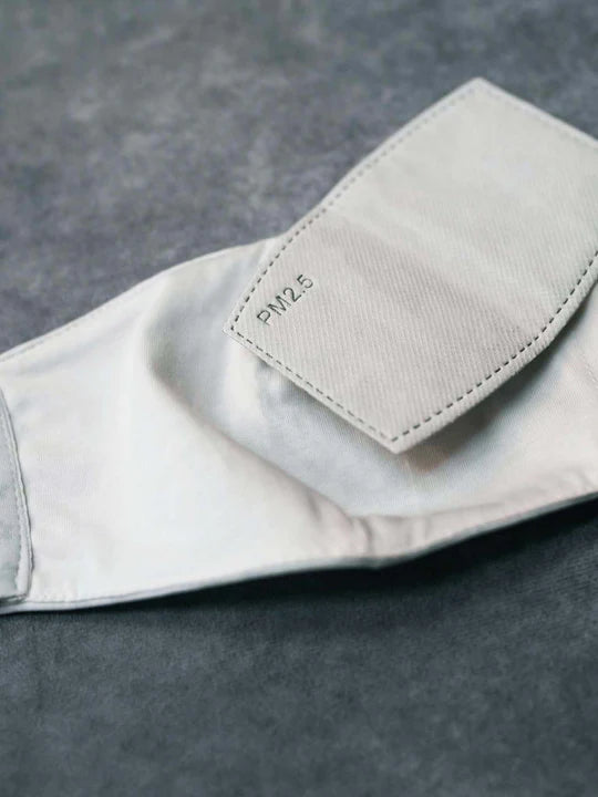 Sensei Touch HL Adjustable Cotton Face Mask - White